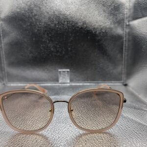 Gucci Clear Pink Gold Sunglasses Frame Eyewear From Japan
